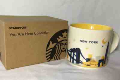 Starbucks NEW YORK You Are Here YAH 14 oz Coffee Cup Mug NIB NEW - Sold on eBay Dec, 16th 2018 for $30.00