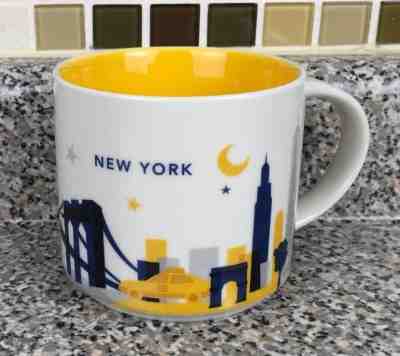 Starbucks You Are Here Collection New York City Coffee Mug 14 oz 2015 Cup  - Sold on eBay Dec, 15th 2018 for $14.95