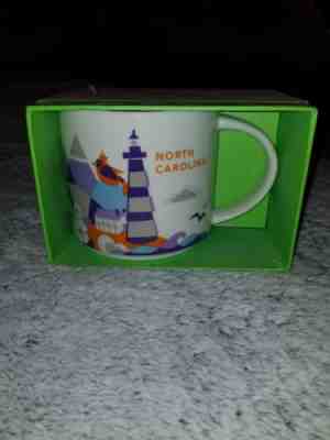 Starbucks You Are Here YAH Collection Mug North Carolina BRAND NEW 14oz - Sold on eBay Oct, 22nd 2018 for $19.99