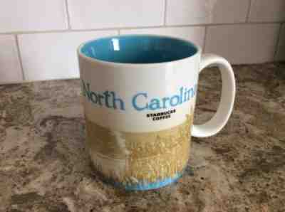 Starbucks Coffee Mug Collector Series North Carolina 16 oz 2011 Lighthouse - Sold on eBay Oct, 17th 2018 for $18.50