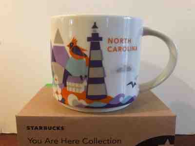 Starbucks North Carolina You are Here Collector Mug  14 Oz  Mint in Box - Sold on eBay Oct, 14th 2018 for $29.99
