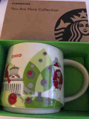 Ohio Starbucks ”You Are Here” 14 oz mug  - Sold on eBay Oct, 25th 2018 for $11.50