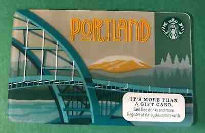One Portland City Oregon Starbucks Coffee Gift Card United States No Balance - Sold on eBay Oct, 5th 2018 for $3.00