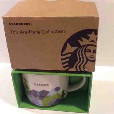 Starbucks OREGON 2015 "You are here" City Mug 14oz New in Box  - Sold on eBay Oct, 2nd 2018 for $24.99