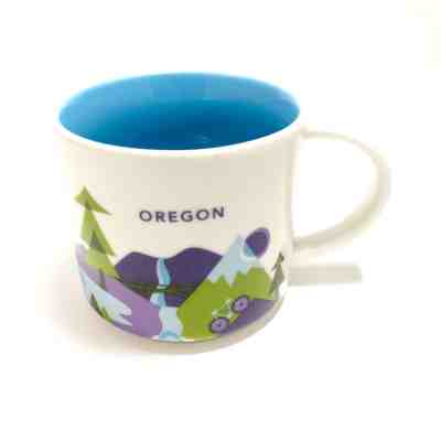 Starbucks OREGON You Are Here Collection 2017 14 oz Coffee Mug - Sold on eBay Sep, 25th 2018 for $16.99