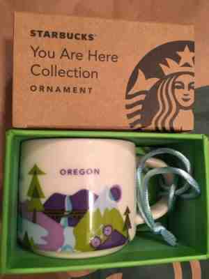 Starbucks Demitasse 2016 OREGON YAH You Are Here Mini mug 2 oz Ornament cup NWT - Sold on eBay Sep, 21st 2018 for $16.95