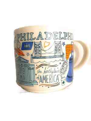 Starbucks Mug Philadelphia Been There Series Coffee Cup 14 oz 011086596 PA - Sold on eBay Dec, 16th 2018 for $38.88