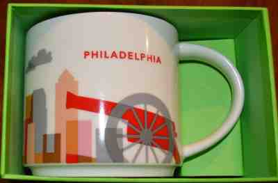 Starbucks Philadelphia PA City Cup Mug “You Are Here” YAH   NIB - Sold on eBay Dec, 15th 2018 for $19.95