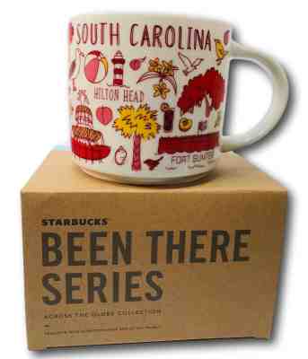 Starbucks South Carolina Coffee Mug Been There Series  Fort Summer Hilton Head - Sold on eBay Dec, 16th 2018 for $42.95