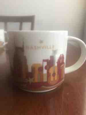 Starbucks Nashville Tennessee You Are Here Collection Coffee Mug Cup 14oz 2015 - Sold on eBay Dec, 15th 2018 for $14.99