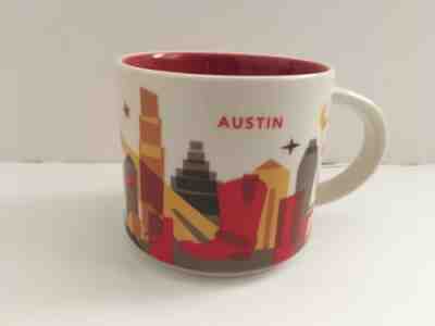 STARBUCKS Austin Texas you are here collectors Coffee Mug  - Sold on eBay Dec, 16th 2018 for $23.39