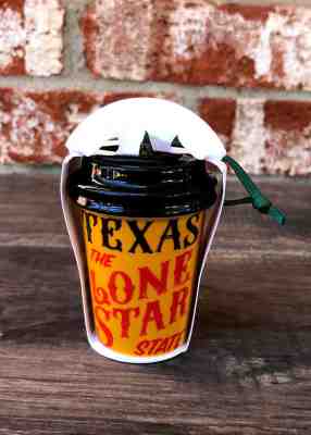 NWT Texas Starbucks 2017 Christmas Ornament Ceramic Mug -Really Cute! - Sold on eBay Oct, 31st 2018 for $12.50