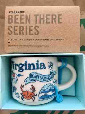 Starbucks Virginia VA Ornament Been There Series Demitasse Mini Mug W/ Box NEW - Sold on eBay Dec, 16th 2018 for $24.50