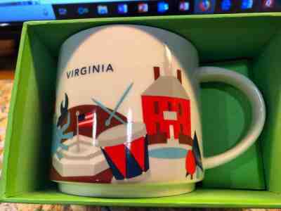 Starbucks You are Here Virginia Mug - NIB - MINT - FREE SHIPPING - Sold on eBay Oct, 7th 2018 for $23.50