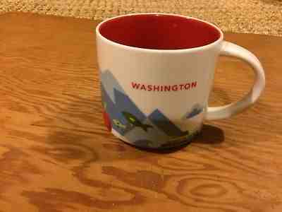 14 oz. Starbucks Coffee You Are Here Mug, Washington state - Sold on eBay Nov, 17th 2018 for $12.95