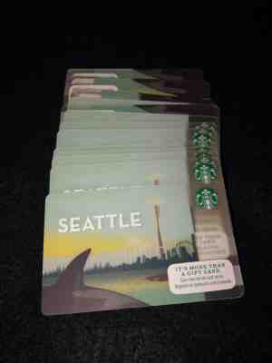 25 x Starbucks Seattle Washington card LOT.NEW! 2015 Orca! - Sold on eBay Nov, 17th 2018 for $11.99
