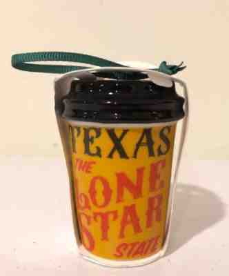 Starbucks 2017 TEXAS Lonestar State Christmas Ornament To Go Cup Mug Tumbler NEW - Sold on eBay Jan, 30th 2019 for $12.00
