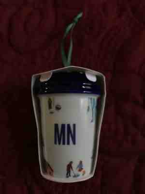 Starbucks Ornament, State of Minnesota 2017, Cold Cup, NIP - Sold on eBay Dec, 31st 2018 for $24.00