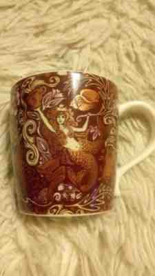 Starbucks Anniversary Mug 2009 Copper Brown Mermaid Siren Bone China 12oz New! - Sold on eBay Jan, 26th 2019 for $18.95