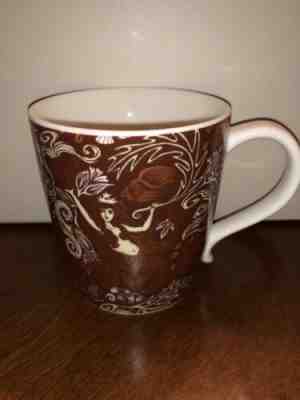 2009 Starbucks Anniversary Blend Coffee Mug - Mermaid Siren Shells Brown Copper - Sold on eBay Jan, 6th 2019 for $14.99