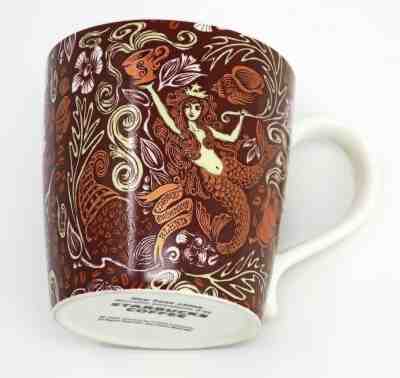 Starbucks Mermaid Siren Coffee Mug 2009 Anniversary Blend Bone China Cup 12 oz. - Sold on eBay Nov, 25th 2018 for $19.95