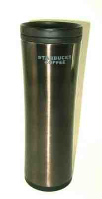 Starbucks 20 oz Dark Silver Hematite Color Stainless Tumbler 2009 Rotating Lid - Sold on eBay Feb, 14th 2019 for $18.00
