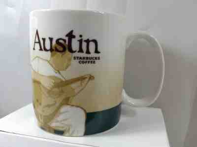 Starbucks Austin 2009 Coffee Collector Series Cup Mug Texas Guitar 16 oz - Sold on eBay Feb, 13th 2019 for $22.50