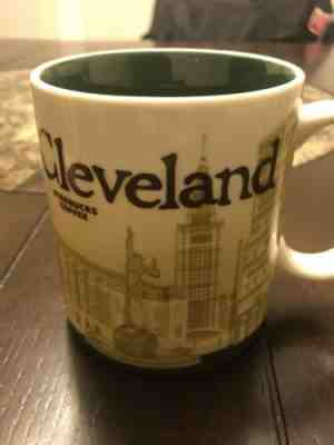 2009 Starbucks Cleveland Global Collector City Series Coffee Tea Mug Cup 16oz - Sold on eBay Feb, 13th 2019 for $60.00