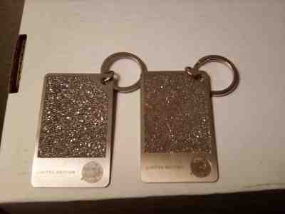 Starbucks 2015 Set Of Two Silver and Gold Metal Key chain's $0 New L@@k !!! - Sold on eBay Feb, 14th 2019 for $250.00