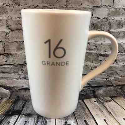 Starbucks Coffee Grande 16 oz White Ceramic Coffee Mug 2011 - Sold on eBay Feb, 14th 2019 for $9.99