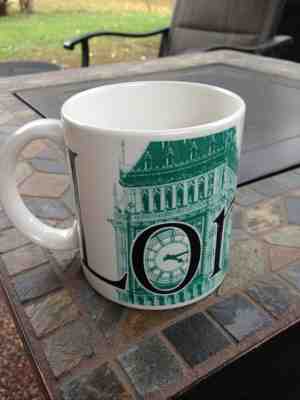 Starbucks 2002 Green London "City Mug Collector Series" Coffee Mug - Sold on eBay Feb, 14th 2019 for $9.95