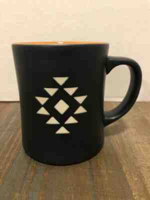 Starbucks Guatemala Antigua Mug 2012  Matte Dark Blue Orange Inside - Sold on eBay Feb, 14th 2019 for $15.00