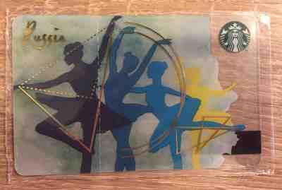 SEALED Starbucks Card Ballet 8 Years In Russia Limited Edition Version 1 2015 - Sold on eBay Feb, 14th 2019 for $18.50