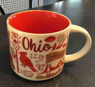 OHIO Starbucks mug - BEEN THERE SERIES - Sold on eBay Feb, 13th 2019 for $4.95