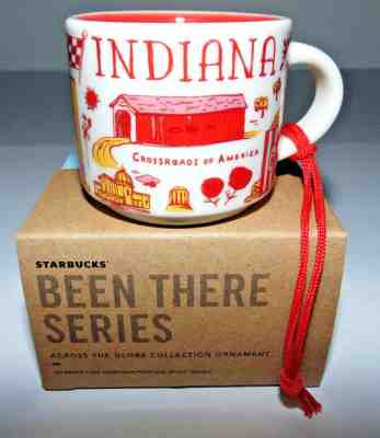 Starbucks INDIANA "Been There Series" Mini-Mug (NEW) w/ box - VERY hard to find - Sold on eBay Feb, 13th 2019 for $22.00