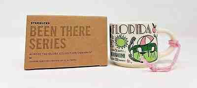 NEW Starbucks Been There Collection FLORIDA Mug Christmas Ornament Demi 2oz Cup - Sold on eBay Feb, 12th 2019 for $23.88