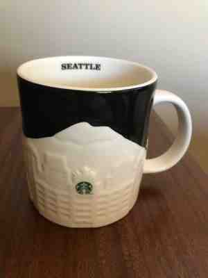 NEW 2012 STARBUCKS COLLECTOR SERIES MUG SEATTLE SKYLINE CITY RELIEF & 2 Giftcard - Sold on eBay Feb, 2nd 2019 for $32.45