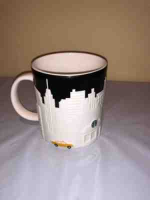 **Rare** New York City Starbucks Coffee Mug TAXI Relief Series 2012 - Sold on eBay Jan, 30th 2019 for $13.50
