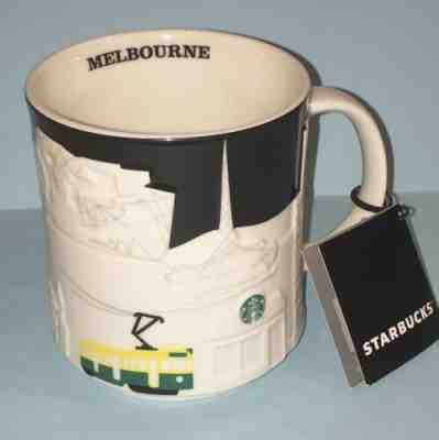 NEW STARBUCKS MELBOURNE AUSTRALIA RELIEF MUG 18 oz w/ TAGS & BOX U.S. SELLER - Sold on eBay Feb, 4th 2019 for $45.00