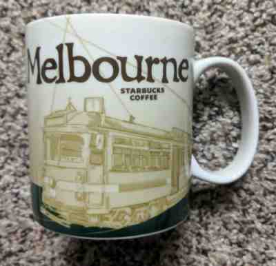 16oz Starbucks Coffee Mug Global Idol City Melbourne Collector Series Mugs - Sold on eBay Nov, 27th 2018 for $39.99