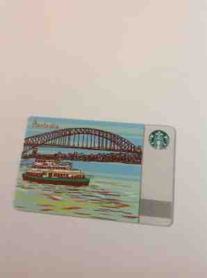 New Starbucks Australia "Sydney Harbour Bridge - Old Logo" Gift Card - Sold on eBay Feb, 13th 2019 for $9.50