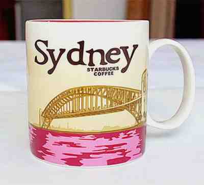 Starbucks Coffee Mug Sydney Global Idol City Collector Series 16 oz - Sold on eBay Feb, 7th 2019 for $12.99