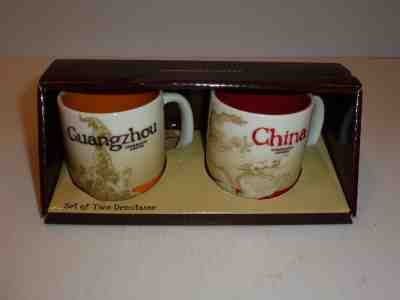 Starbucks Pair Demitasse Cups-Guangzhou and China - Sold on eBay Jan, 31st 2019 for $16.99