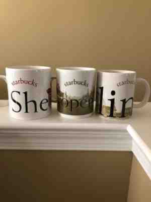 Starbucks Mug City Cup Collector Series, Berlin, Copenhagen, Shenzhen China - Sold on eBay Feb, 10th 2019 for $20.00