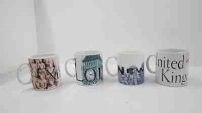 Starbucks Collectors Mugs Lot of 4 City Mug Xian London UK Skyline New York 16oz - Sold on eBay Dec, 28th 2018 for $10.49