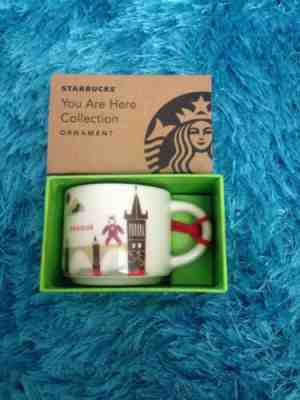 Starbucks YAH Ornament Mug Xmas Christmas 2016 Prague with SKU - Sold on eBay Dec, 24th 2018 for $36.00