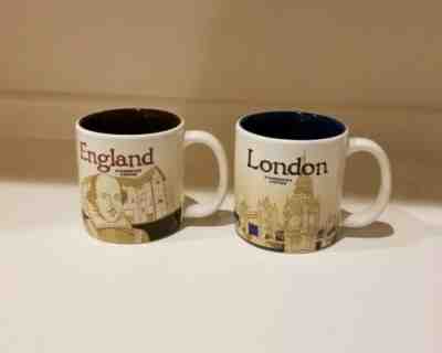 Starbucks Demitasse 3oz Pair (London And England) - Sold on eBay Feb, 10th 2019 for $19.99