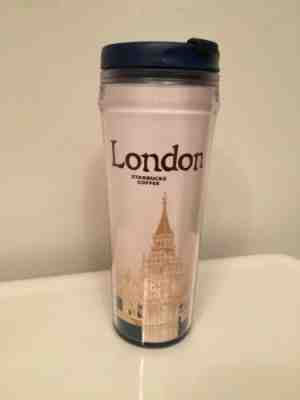 New Starbucks London England Global City Icon Series Tumbler Travel Mug 12 oz - Sold on eBay Feb, 8th 2019 for $20.00