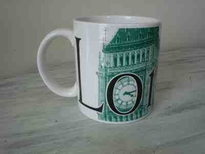 Starbucks Coffee Company 2002 City Mug Collector Series London Made England NOS  - Sold on eBay Feb, 8th 2019 for $29.95