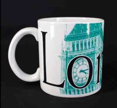 Starbucks 2002 LONDON City Mug Collector Series Ceramic Coffee Ex-Lg 20 oz NEW - Sold on eBay Feb, 8th 2019 for $25.99